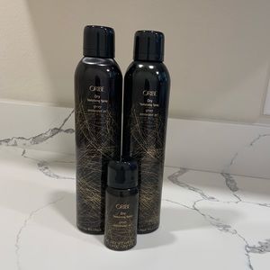 Two full-size Oribe Dry Texturizing Spray plus one mini-size, Brand New